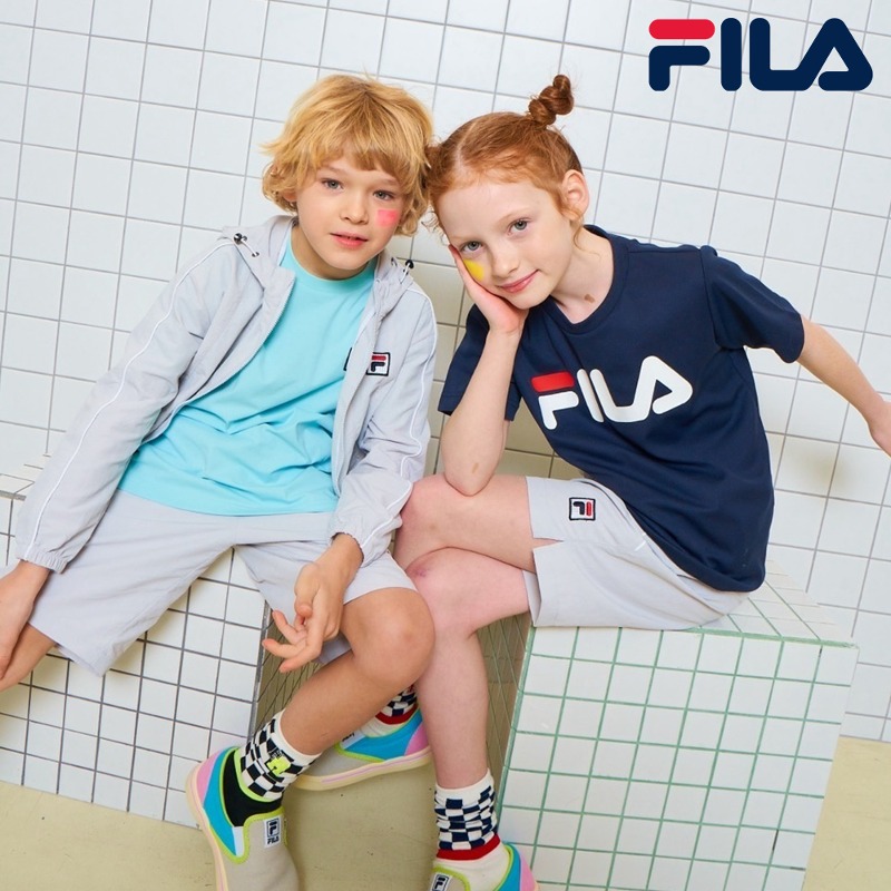 휠라 FILA 체육관 하복 4pcs / 어린이 여름 운동복 / 2024 신상품 NEW