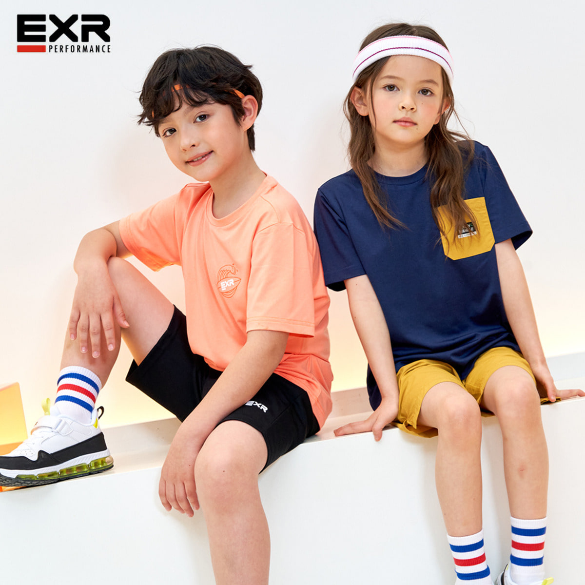 EXR 체육관 하복 / 반팔 반바지 세트 / 어린이 여름 운동복 / 2022 신상품 NEW